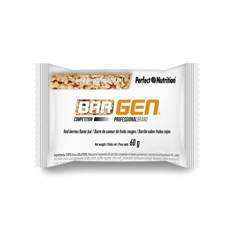 BARGEN Competition - 1 x 60gr ¡BARGEN COMPETITION es la barrita perfecta para atletas de alto rendimiento! Resistente al calor, aporta energía sostenida con avena, proteínas y nutrientes clave. Ideal para las competiciones más exigentes. ¡Potencia tu desempeño!