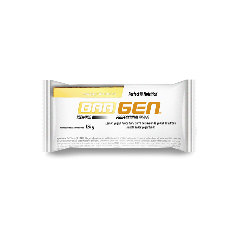 BARGEN Recharge - 1 x 120gr Las barritas BARGEN RECHARGE ofrecen la combinación perfecta de energía y nutrientes para deportistas. Con su cobertura superior, son la elección ideal para la recuperación y el rendimiento óptimo. ¡Recarga tu energía con cada bocado!