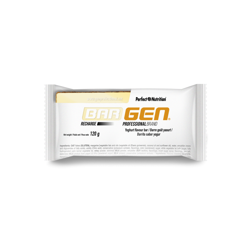 BARGEN Recharge - 1 x 120gr Las barritas BARGEN RECHARGE ofrecen la combinación perfecta de energía y nutrientes para deportistas. Con su cobertura superior, son la elección ideal para la recuperación y el rendimiento óptimo. ¡Recarga tu energía con cada bocado!