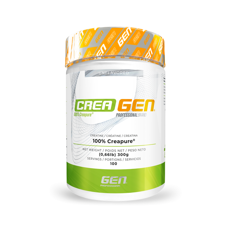 CreaGEN - 300gr Con CreaGEN y su 100% Creapure® de GEN Professional, disfruta de la pureza y la calidad que tu cuerpo merece. ¡Alcanza tus metas deportivas más ambiciosas con CreaGEN!
