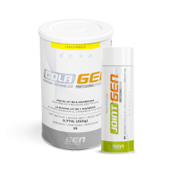 Pack Salud Articular Aprovecha nuestro pack especial que combina Jointgen 60 cápsulas y Colagen 350gr de GEN Professional, diseñado para fortalecer y proteger tus articulaciones de manera integral.